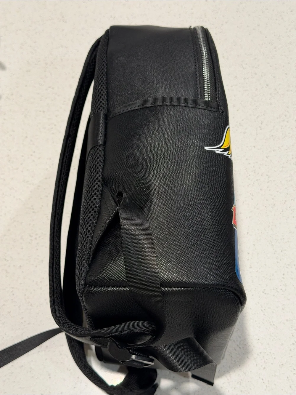 Von Dutch Black w/Multi-Flying Eye Print Medium Backpack ~ NWT